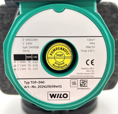 Wilo TOP-D 40 Heizungspumpe 3x400V Umwälzpumpe 220mm P14/817