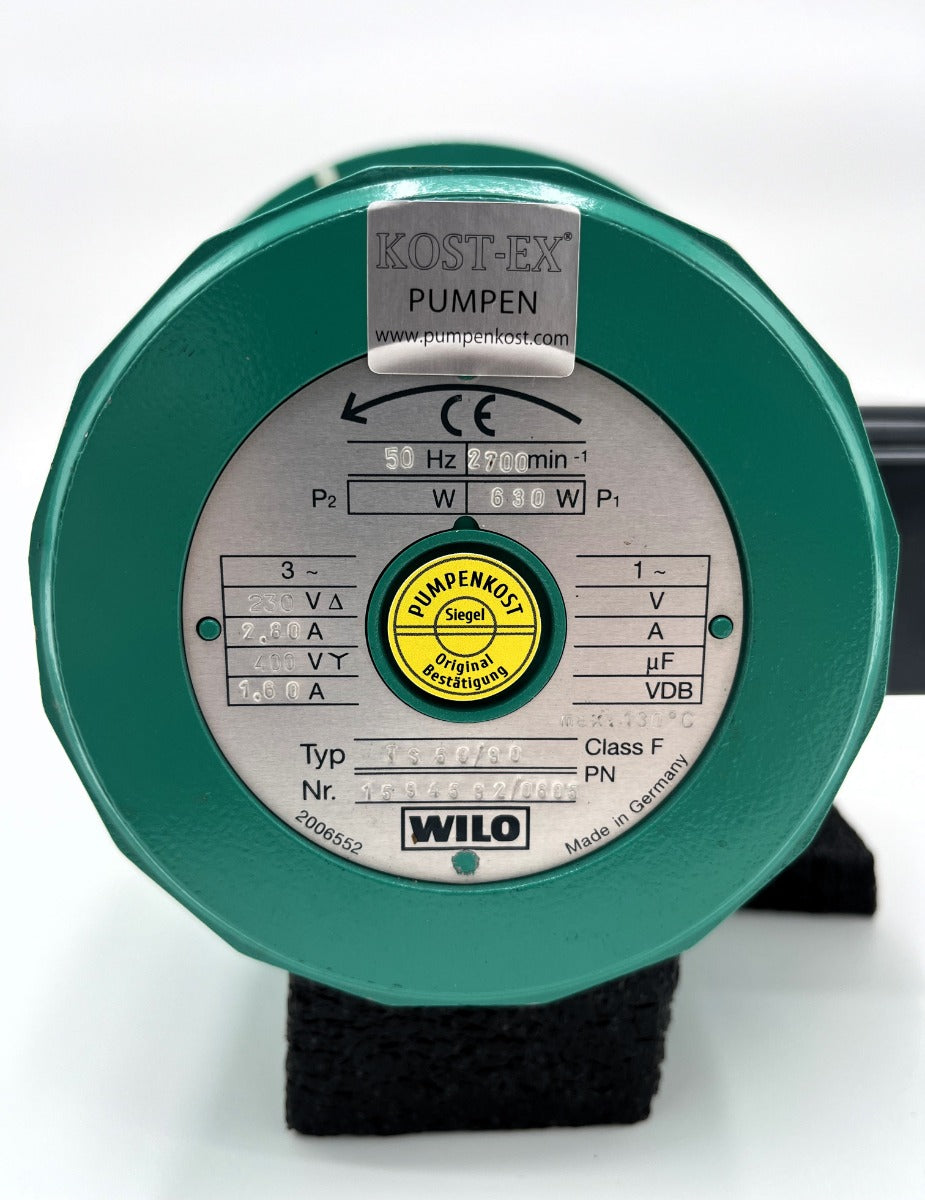 Wilo TS 50/90 Heizungspumpe 3x400V Umwälzpumpe Pumpenkopf P22/4
