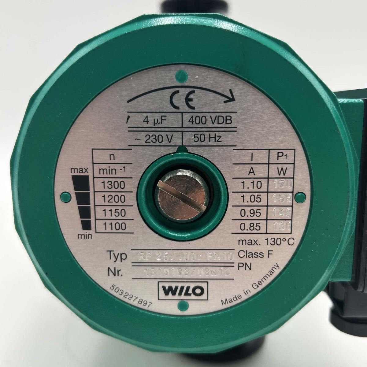 Wilo RP 25/100 r Heizungspumpe 1x230V Umwälzpumpe 180mm P12/154