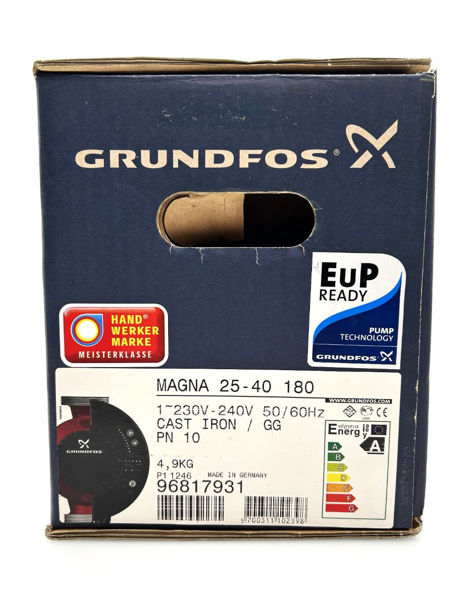 Grundfos Magna 25-40 180 Energiesparpumpe 1x230V Heizungspumpe P12/371