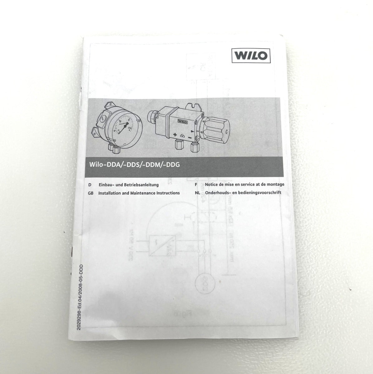 Wilo Differenzdruckgeber 0-1,6 bar Drucksensor Druckgeber  S15/171