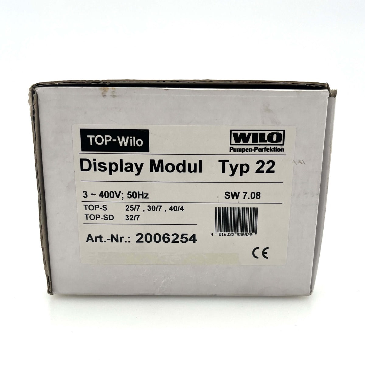 Grundfos Display-Modul Typ 22 3x400V – für TOP-S / TOP-SD 2006254   S13/118
