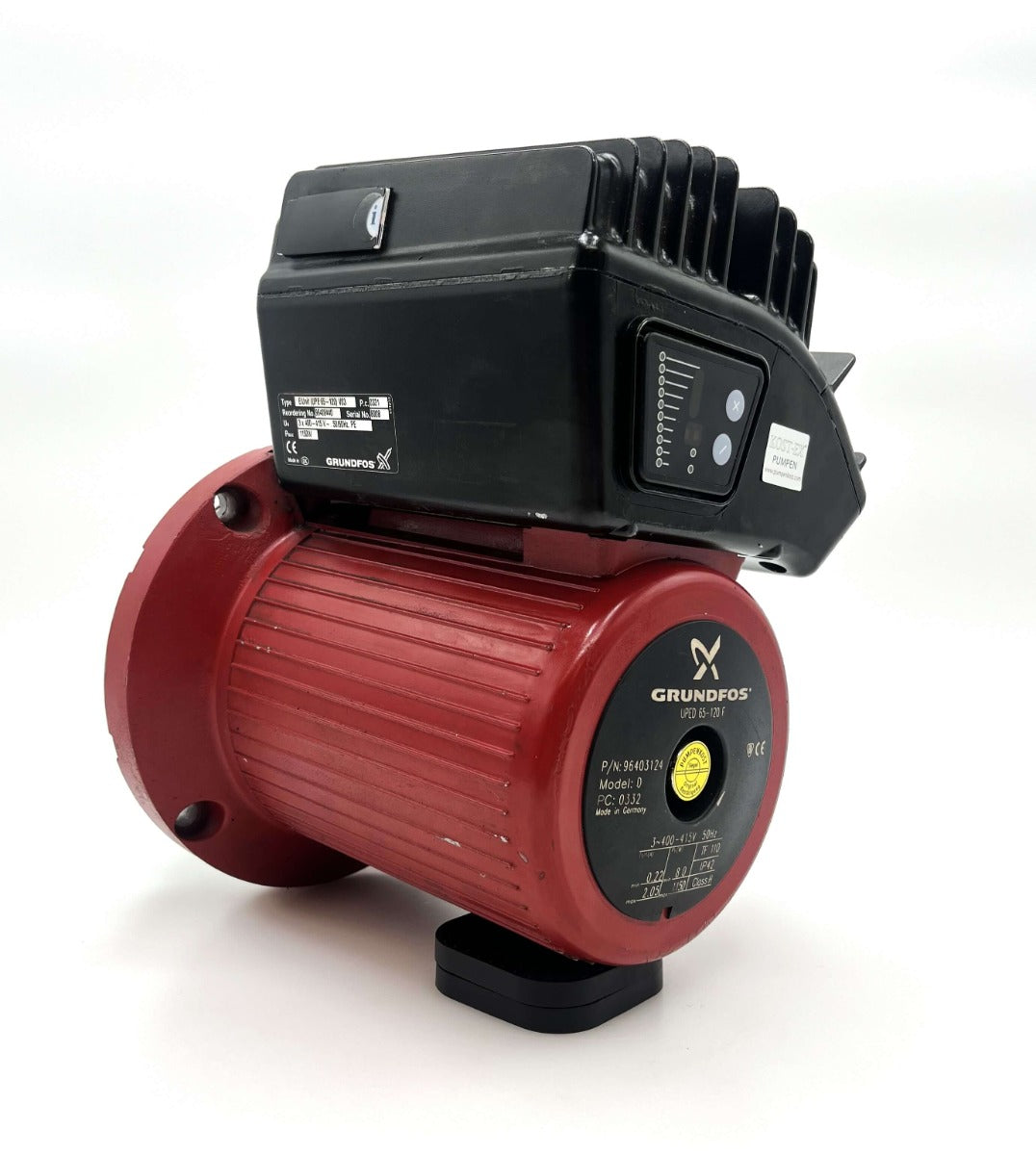 Grundfos UPED 65-120 F Ersatz Pumpenkopf 3x400V Heizungspumpe Umwälzpumpe A24/4