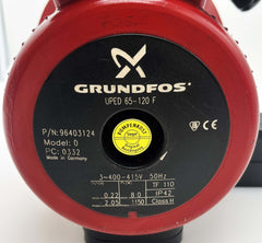 Grundfos UPED 65-120 F Ersatz Pumpenkopf 3x400V Heizungspumpe Umwälzpumpe A24/4