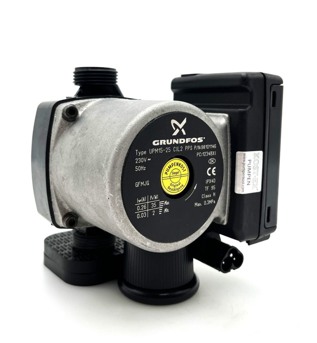 Grundfos UPM 2 15 - 25 CIL PPS 130mm Heizungspumpe 1x230V Umwälzpumpe P16/204  