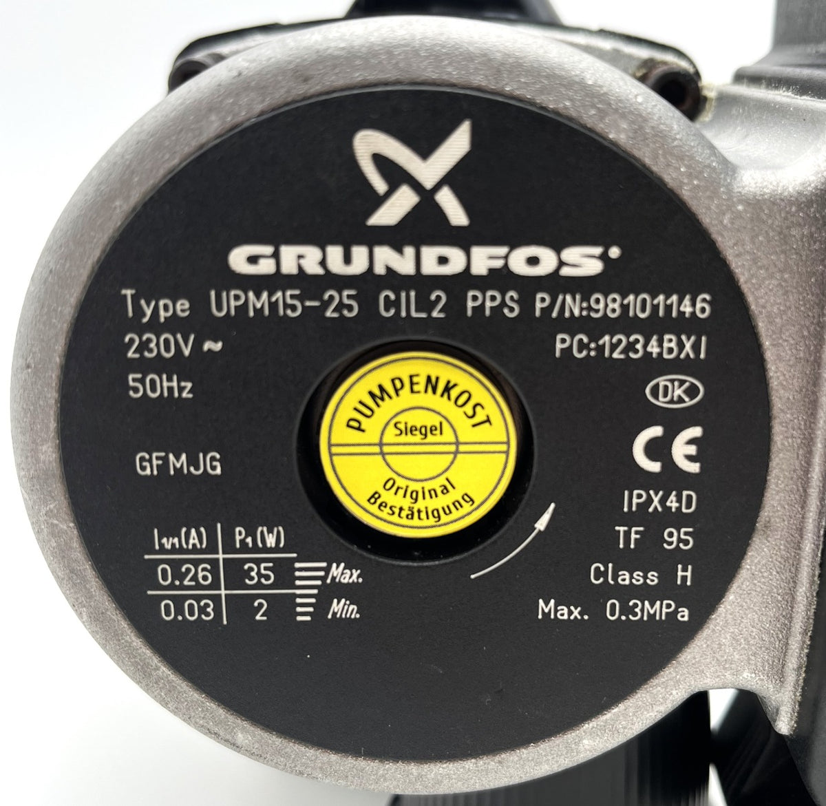 Grundfos UPM 2 15 - 25 CIL PPS 130mm Heizungspumpe 1x230V Umwälzpumpe P16/204  