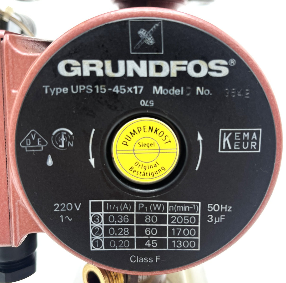 Ölkühler mit Pumpe Grundfos UPS 15-45x17 Fluid Team GmbH Typ 2312F8166 P12/733