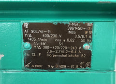Wilo ATS 125/160-1,5/4 Pumpenmotor AF90L/4I11 Trockenläuferpumpe  P12/288