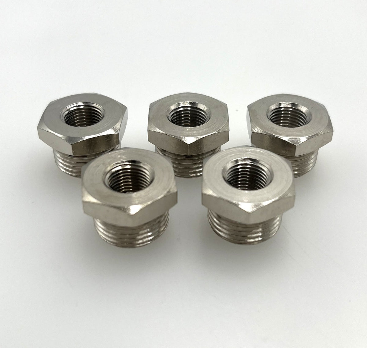 5x Messing Reduziernippel R 3/8