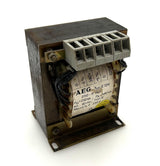 AEG Trafo Typ E 13 N  2110-11 160  pri. 380 V sec. 220V Transformator T9/1050