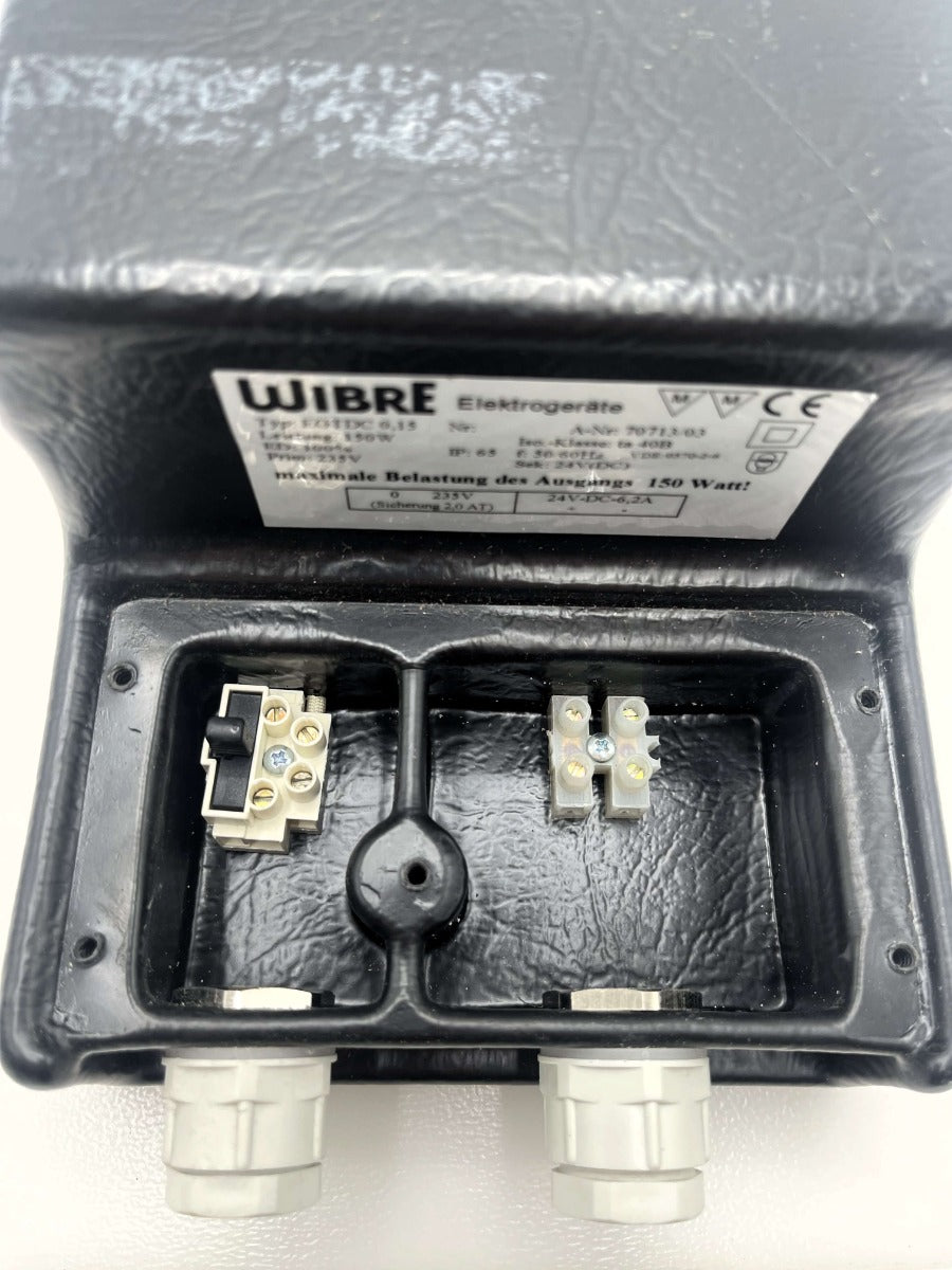 WIBRE EGTDC 0,15 Transformator 235V auf 24V DC 6,2A 150VA Trafo T9/286