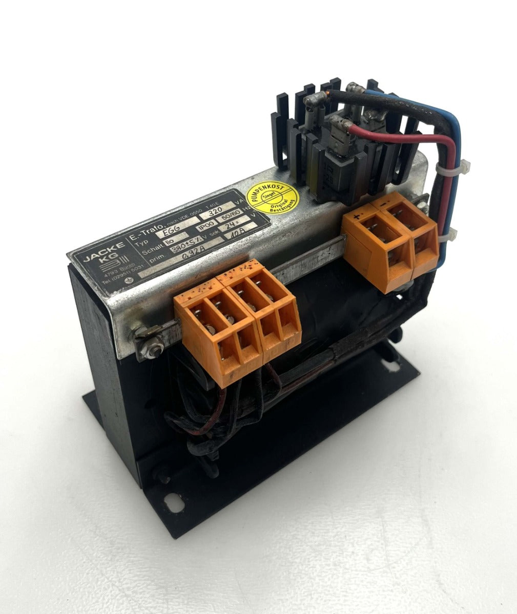 Jacke EGG Transformator 380V auf 24V DC 10A 320VA Trafo T9/293