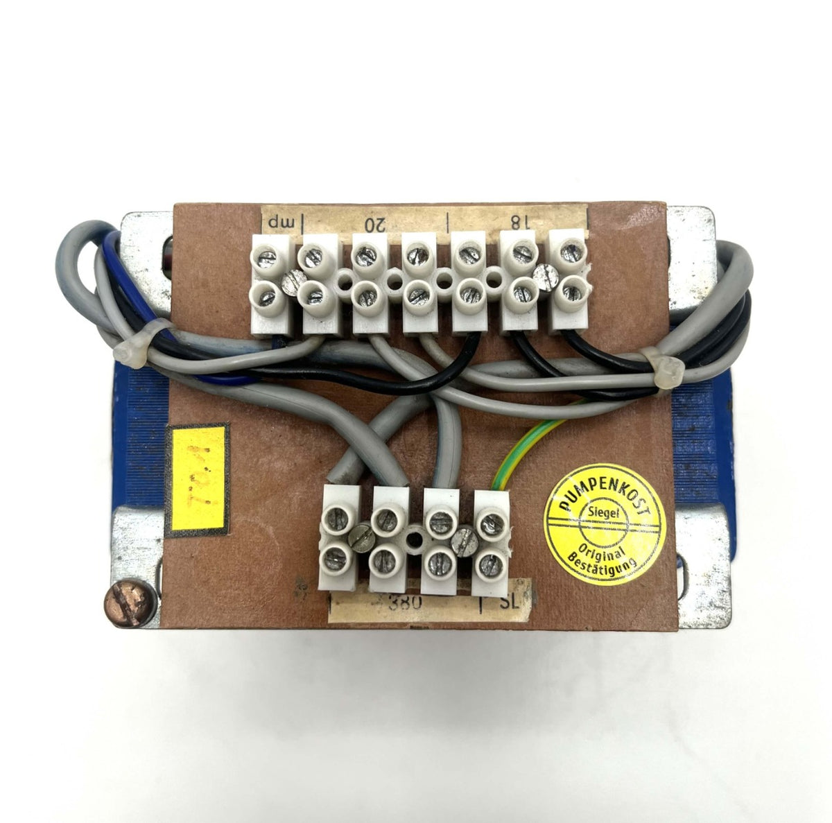 EGM Typ 1-586-6 Transformator 3x380V auf 18–20V 3,5A 120VA  T9/298