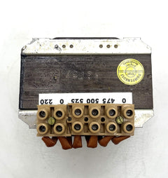 EST 130/500 Transformator 475–525V auf 220V 0,59A 130VA Trafo  T9/301
