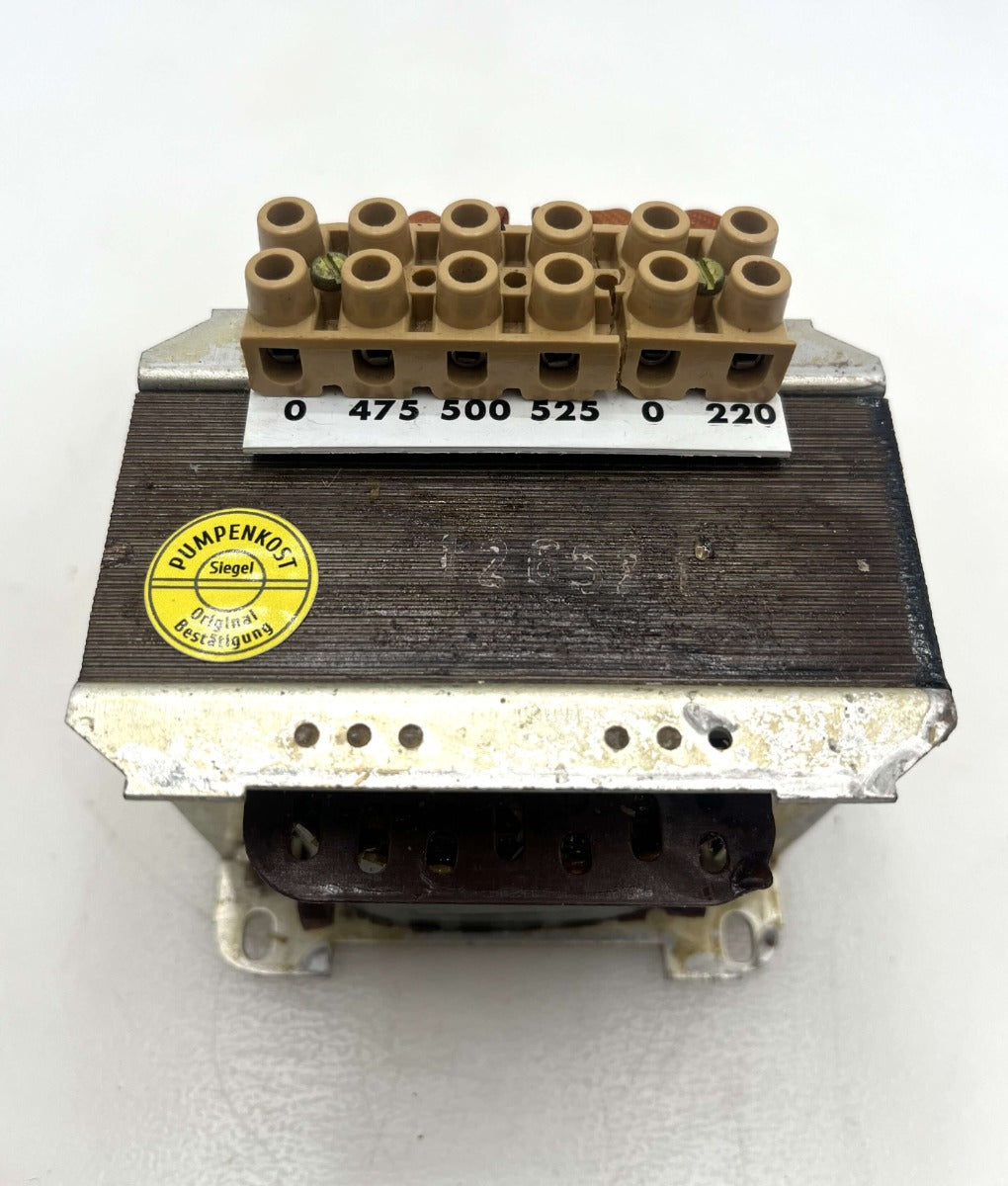 EST 130/500 Transformator 475–525V auf 220V 0,59A 130VA Trafo  T9/301
