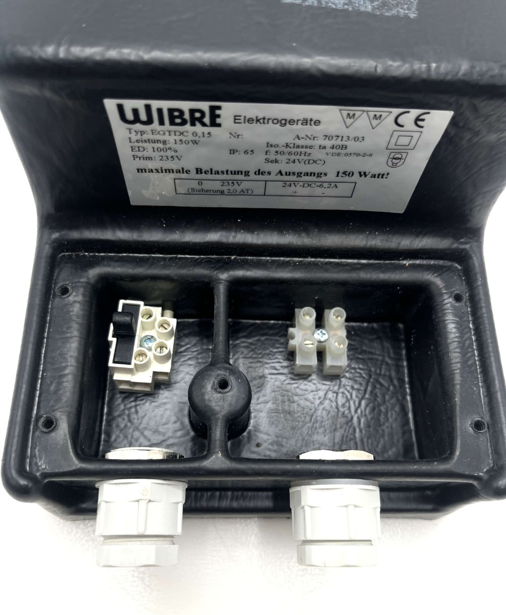 Wibre EGTDC 0,15Transformator 235 V auf 24 V DC 150 W 6,2 A T9/312