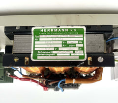 Herrmann D 380 G 24/5 W-P Netzgerät 3x380V auf 24V DC 5A Gleichrichter Trafo T9/314