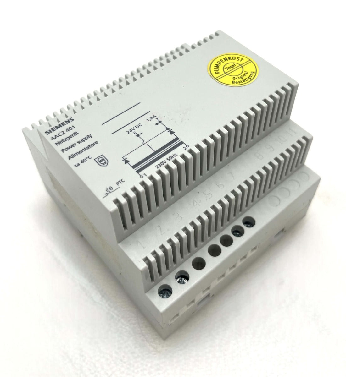 Siemens Netzgerät 4AC2 401 – 230V auf 24V DC 1,8A Industrie Stromversorgung T9/319