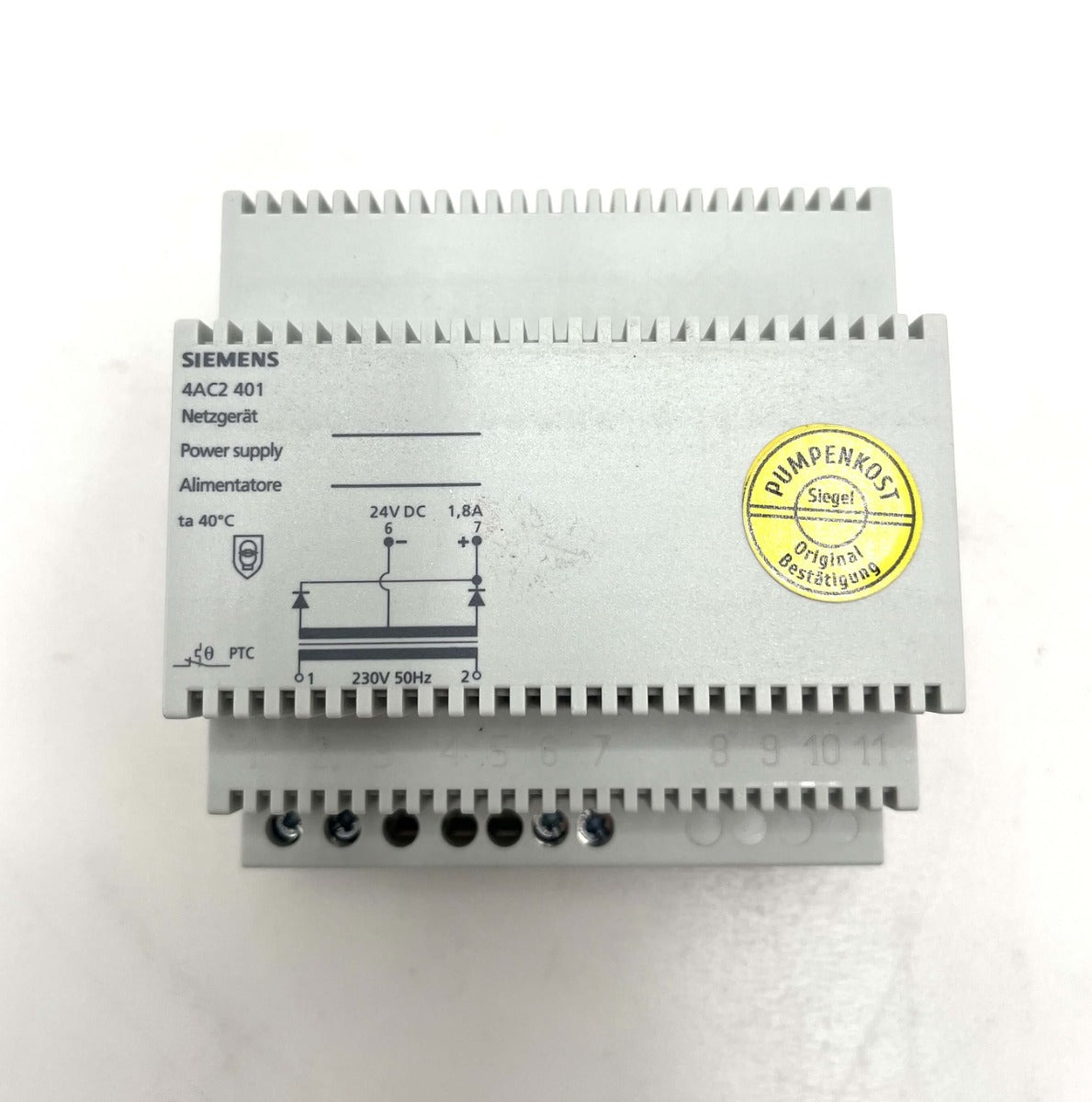 Siemens Netzgerät 4AC2 401 – 230V auf 24V DC 1,8A Industrie Stromversorgung T9/319