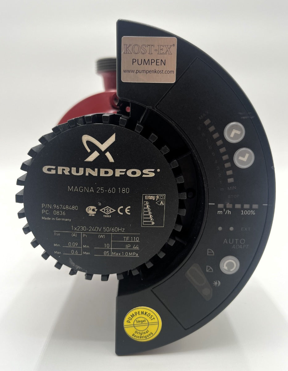 Grundfos Magna 25 - 60 1x230V Energiesparpumpe Heizungspumpe P15/204 