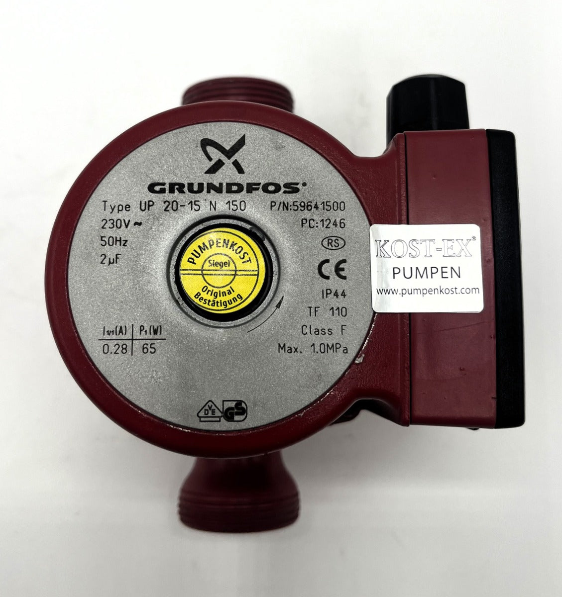 Grundfos UP 20 - 15 N 150 Brauchwasserpumpe Trinkwasser  P14/832