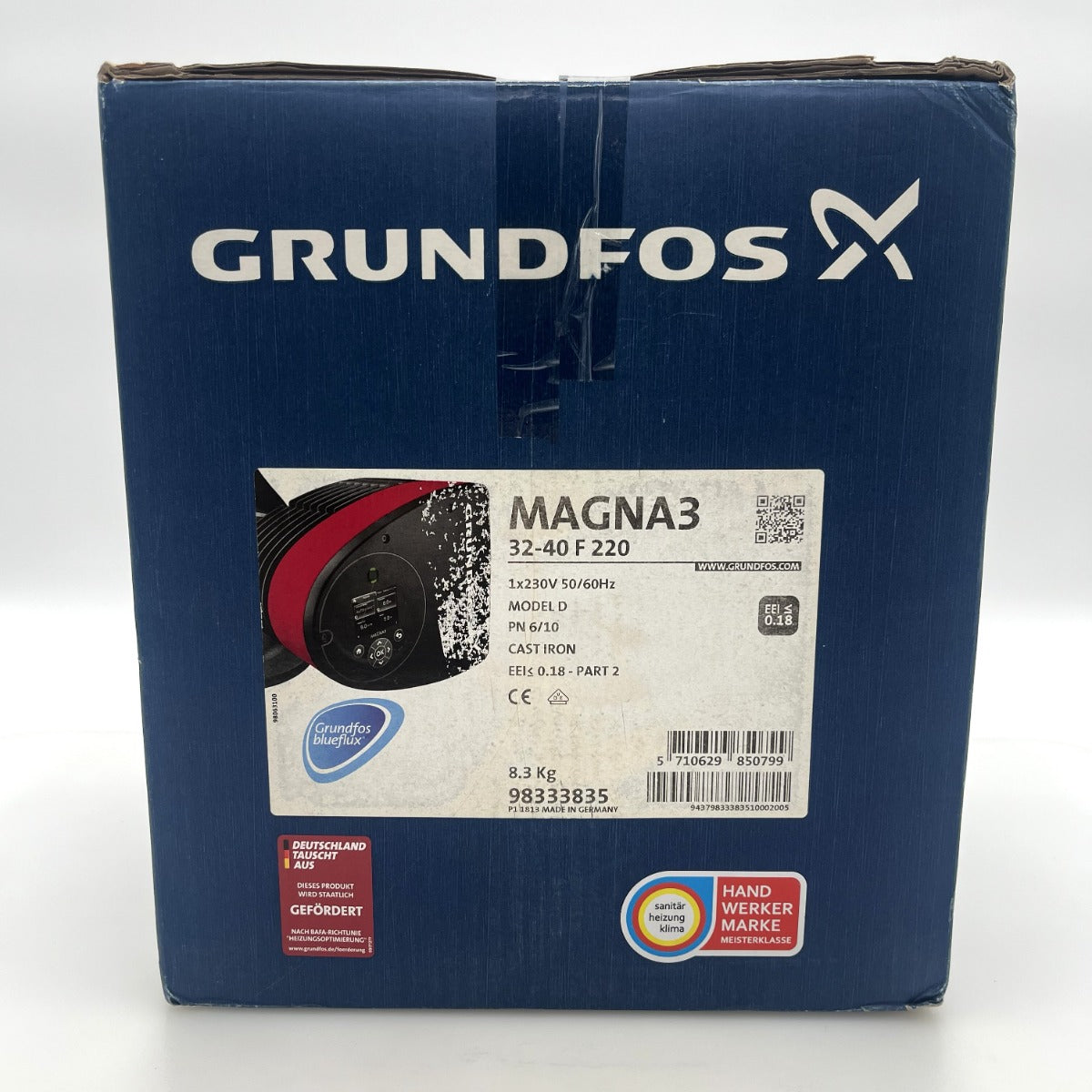 Grundfos Magna 3 32-40 F 220 Energiesparpumpe – Heizungspumpe 1x230V Umwälzpumpe P23/8