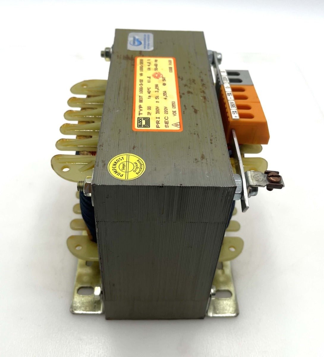 Block BEST 1000/3/22 Transformator 380V auf 220V 1000VA Steuertrafo T9/340