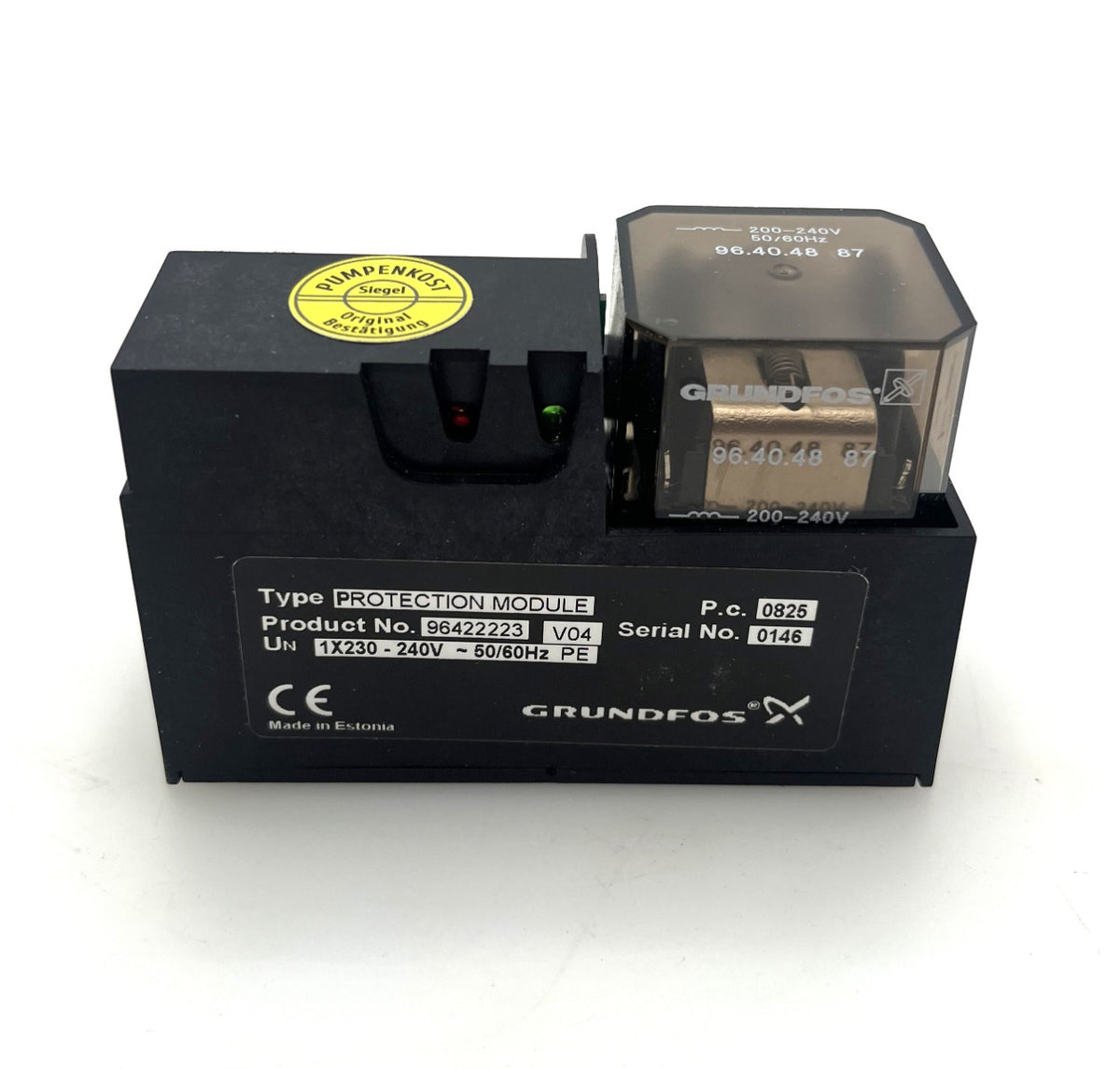 Grundfos Motorschutzmodul Modul UPS Pumpe Prod.Nr. 96422223 VO4 S/N 0146    P12/311