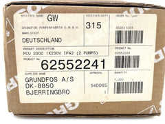 Grundfos PCU 2000 Steuergerät  für 2 Pumpen Pumpensteuerung S12/133
