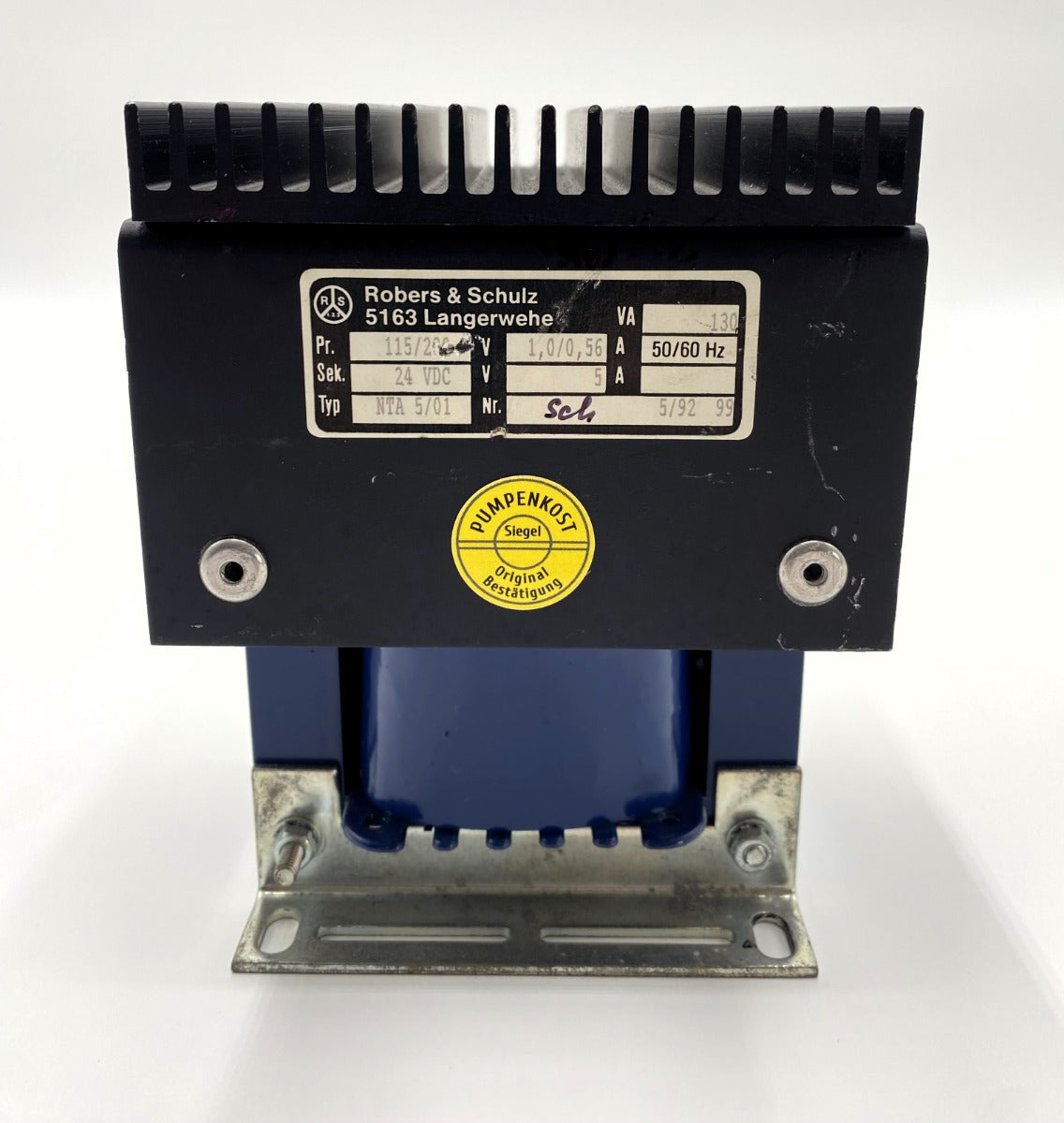Robers & Schulz NTA 5/01 Transformator T12/40