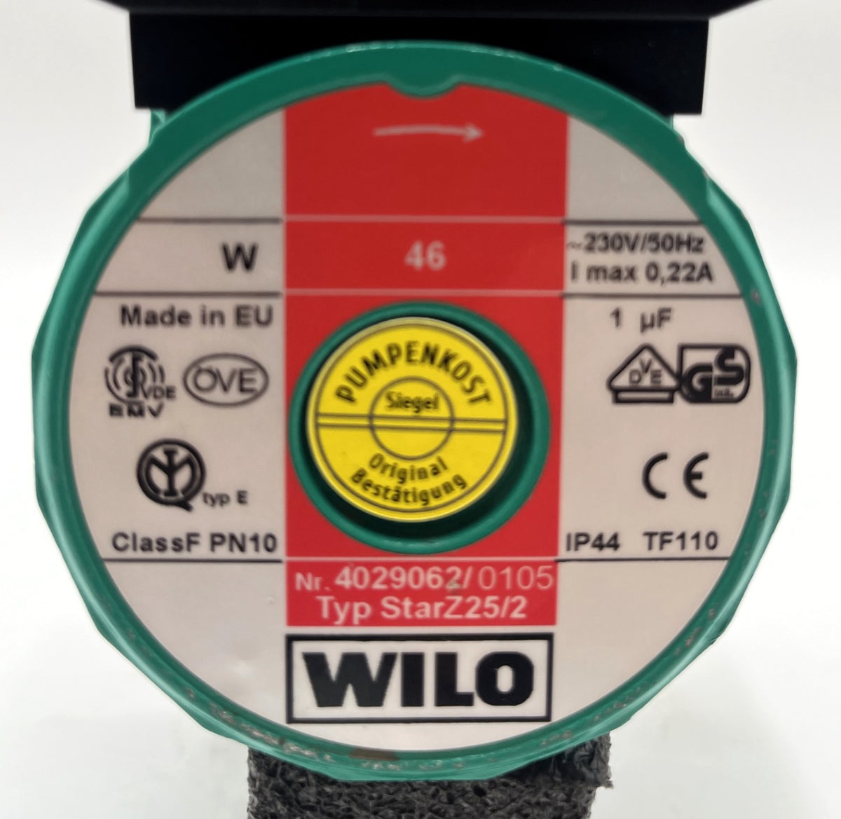 Wilo Star Z 25/2 Brauchwasserpumpe Trinkwasser 1x 230 V   P14/255