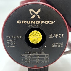 Grundfos UPS 32 - 30 F Heizungspumpe 1x230V Umwälzpumpe 250mm P13/1336