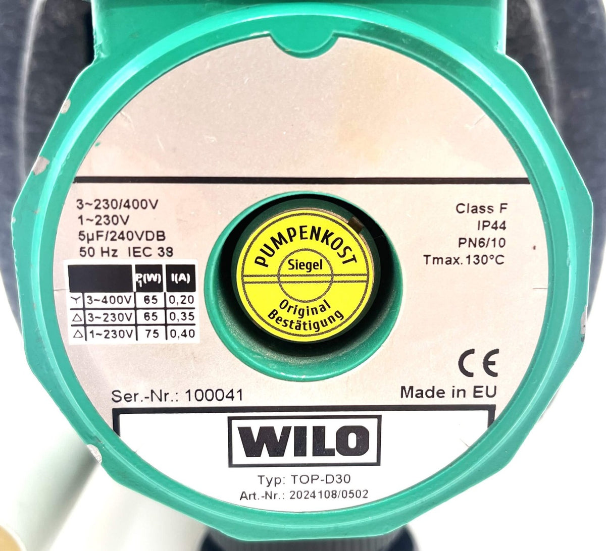 WILO TOP-D30 Heizungspumpe 1x230V Umwälzpumpe 180mm P9/228