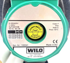 WILO TOP-D30 Heizungspumpe 1x230V Umwälzpumpe 180mm P9/228