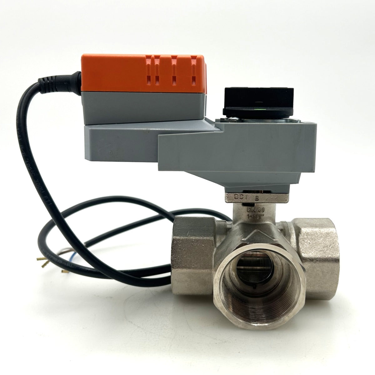 Belimo R340BL 3-Wege-Kugelhahn mit Innengewinde & SR230A Drehantrieb, 20 Nm, AC 100–240 V  K18/442