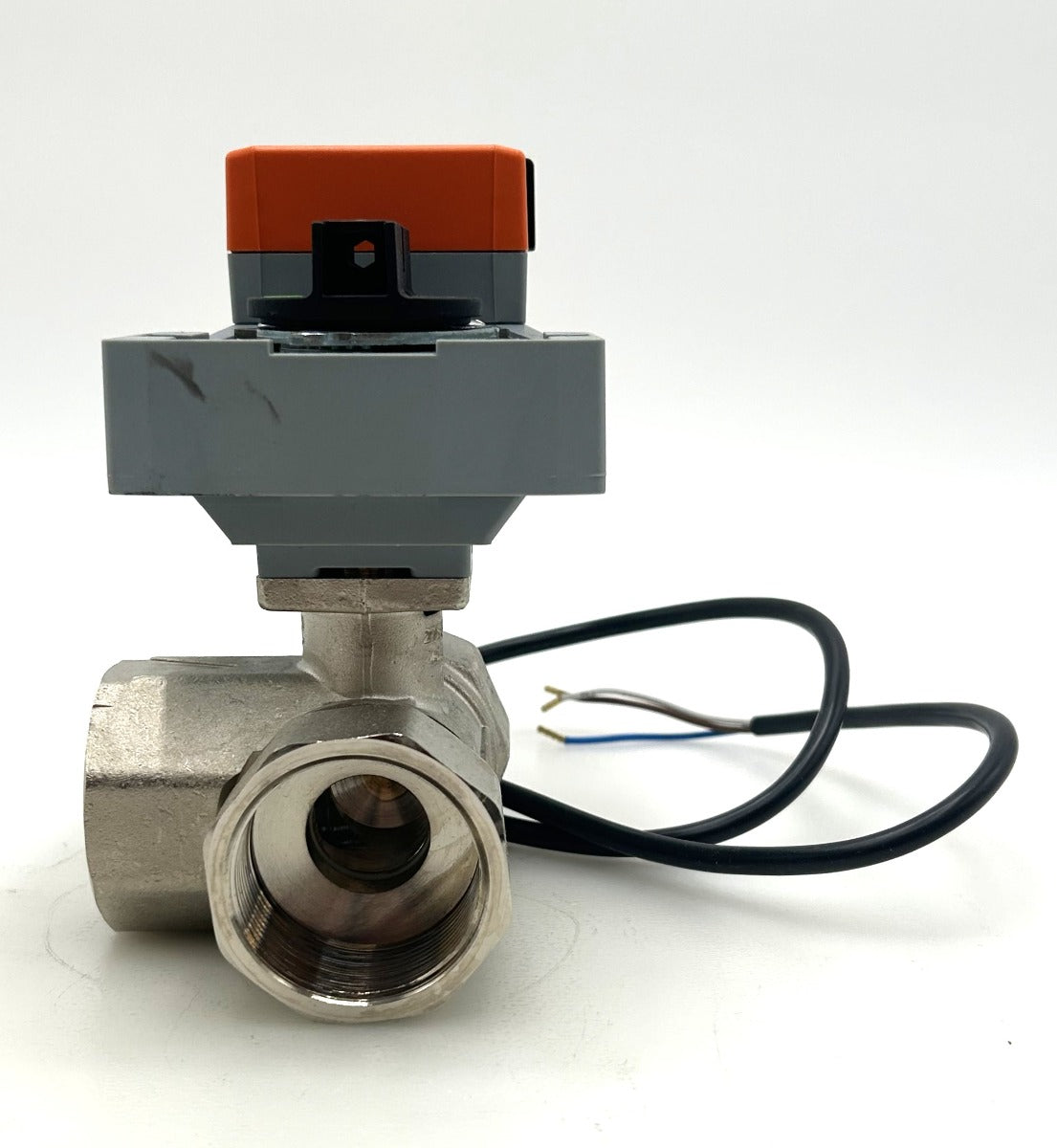 Belimo R340BL 3-Wege-Kugelhahn mit Innengewinde & SR230A Drehantrieb, 20 Nm, AC 100–240 V  K18/442