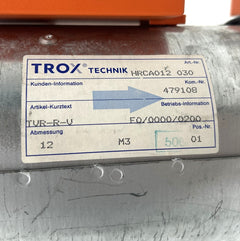 TROX Belimo HRCA012 030 TVR-R-V m. Luftregler elektr. Lüftungsklappe 24 V S11/98