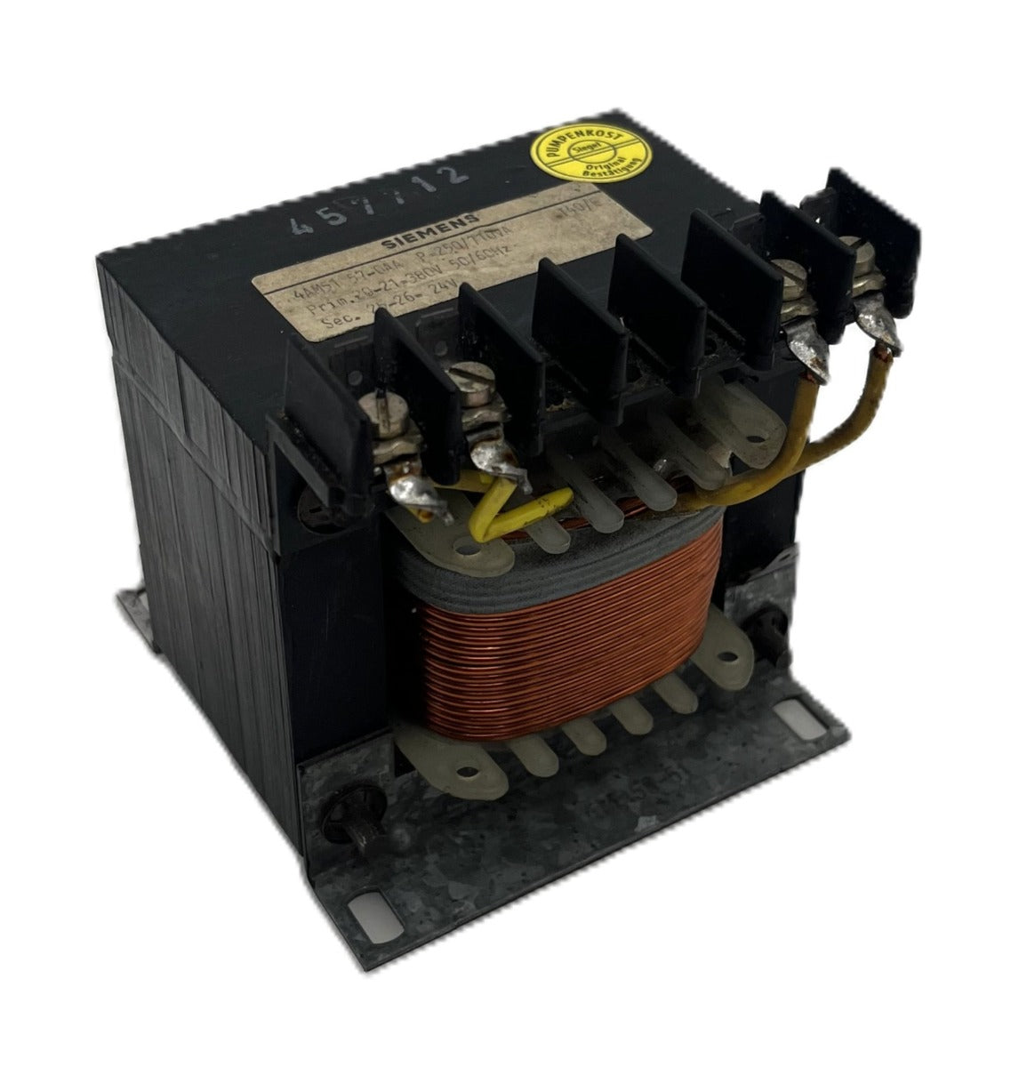 Trafo Siemens 4AM5157 - 0AA pri. 380 V sec. 24 V Transformator T17/3