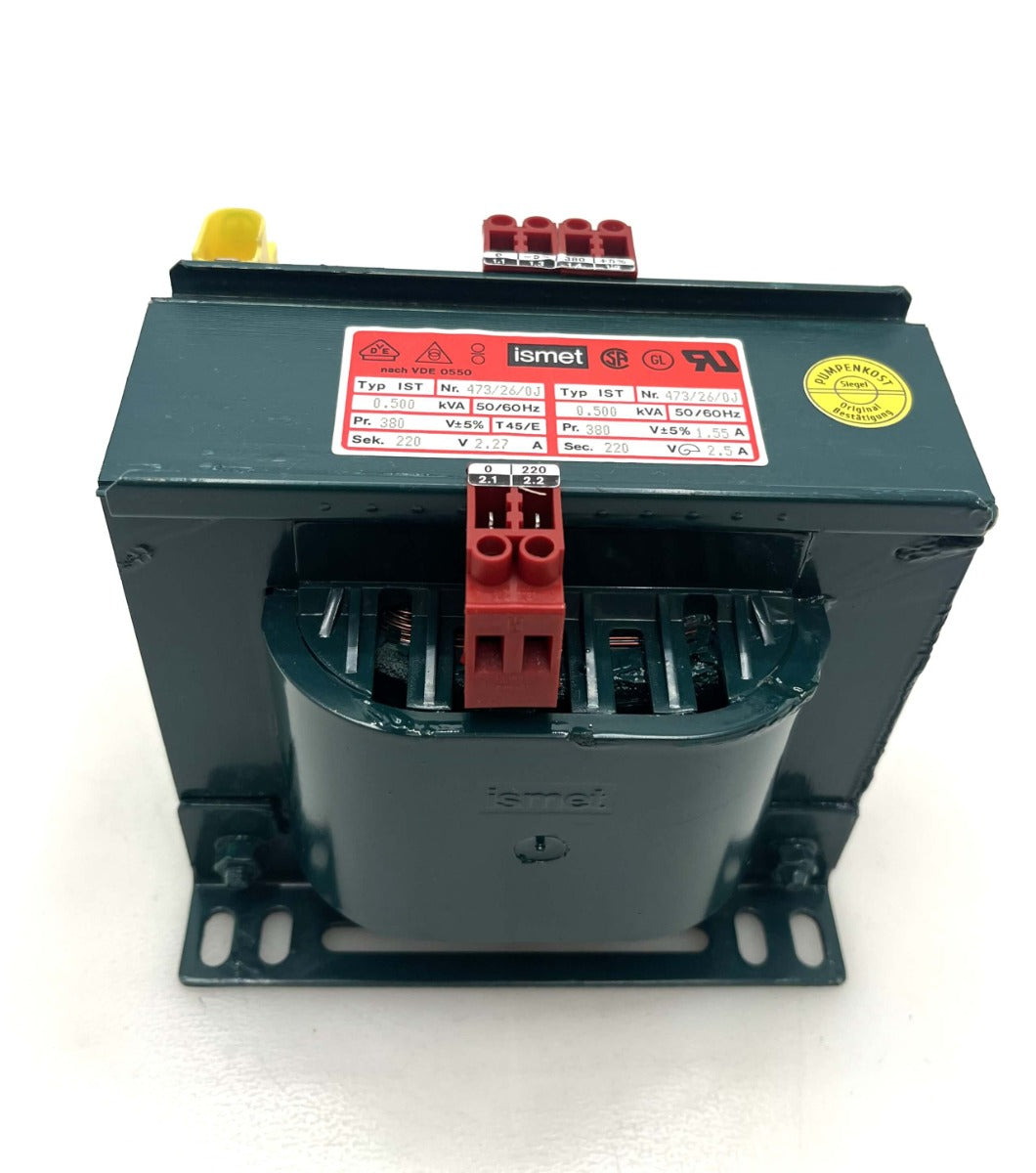 Ismet IST 473/26/0J Transformator 380V auf 220V 500VA Steuertrafo   T9/342