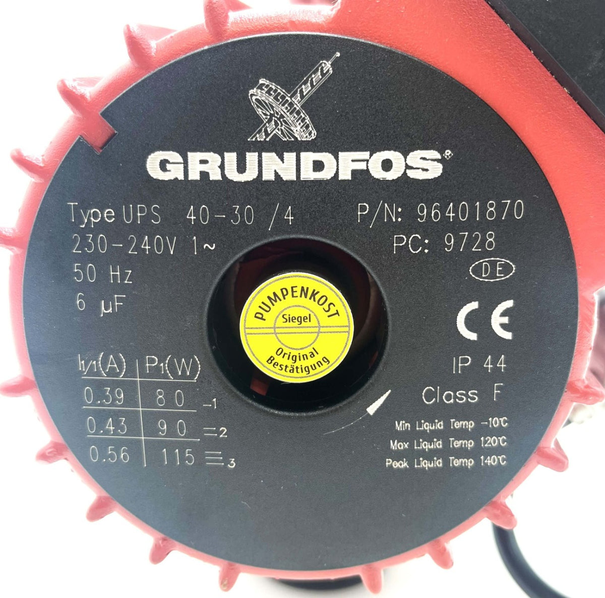 Grundfos UPS 40-30/4 Umwälzpumpe 1x230V Heizungspumpe 250mm P9/1013