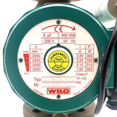 Wilo Z40r 250 1x230V  Zirkulations- Brauchwasserpumpe P9/512