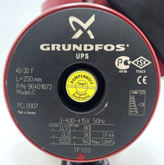 Grundfos UPS 40-30 F Heizungspumpe 3x400V Umwälzpumpe 250mm P14/708