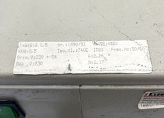 Transformator  STG 0,5  Trafo  pri.230 +/- 5%  sek.230 V  2,17A  500 VA  T9/1002