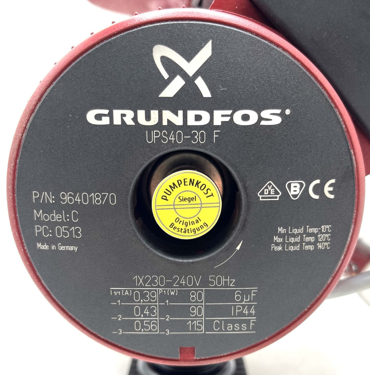 Grundfos UPS 40-30 F Heizungspumpe 1x230V Umwälzpumpe 250mm P14/882
