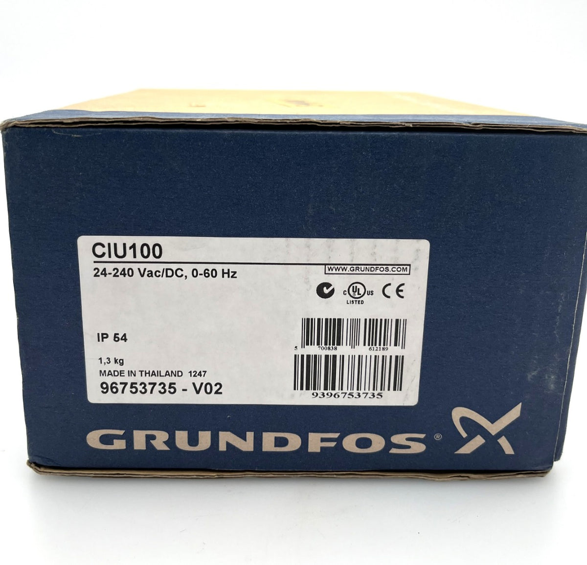Grundfos Datenmodul  CIU 100  Nr. 96753735 - V02   Serial No. 4629 S14/46