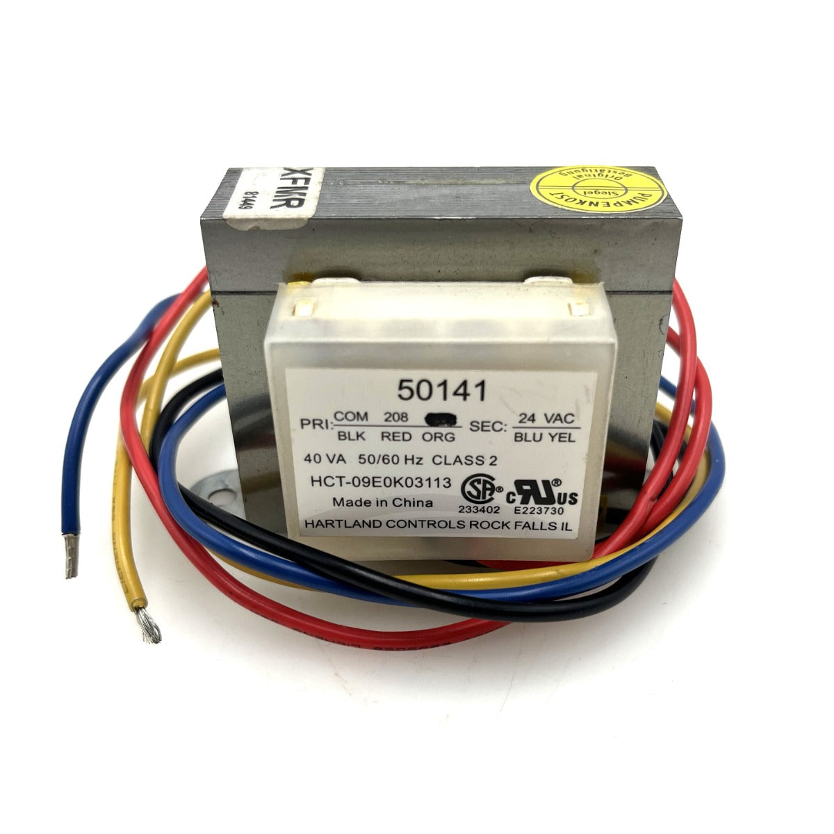 Transformator Hartland HCT-09E0K03113 pri. 208 V sec 24 V AC 40 VA Trafo T9/1129