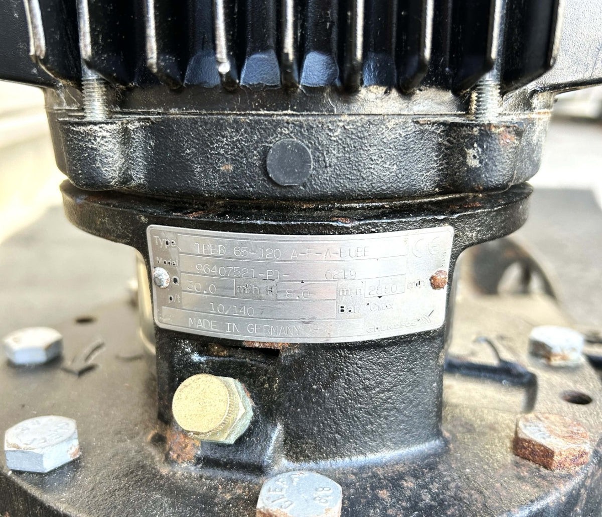 Grundfos TPED 65-120 A-F-A-BUBE Inlinepumpe Industriepumpe 3x400V P10/441