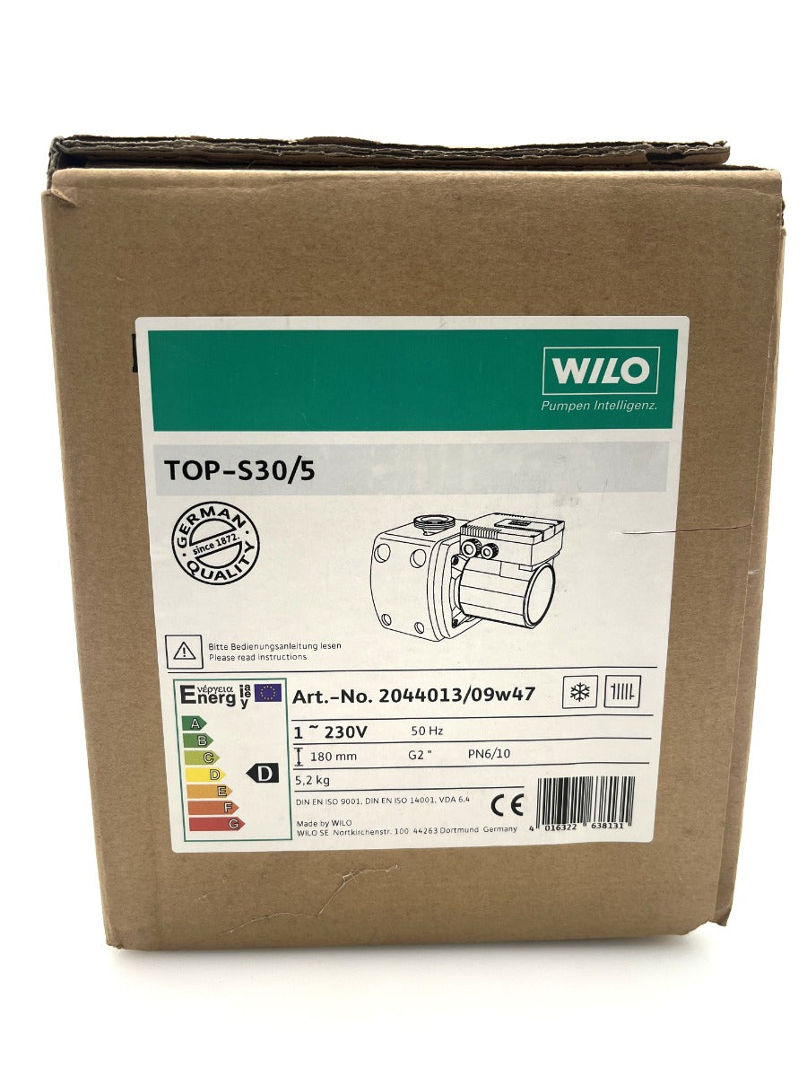 Wilo Top-S30/5 Umwälzpumpe 1x230V Heizungspumpe 180mm 2 Zoll Art-Nr. 2044013 P25/39