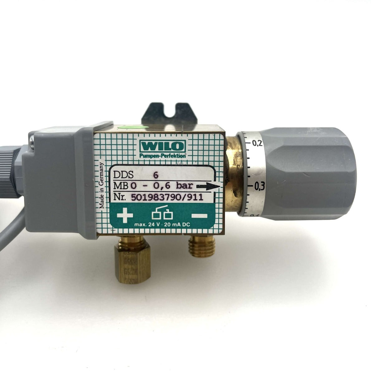 Wilo DDS 6 Differenzdruckschalter MB 0-0,6 bar Nr. 501983790/911 max. 24 V  P8/590