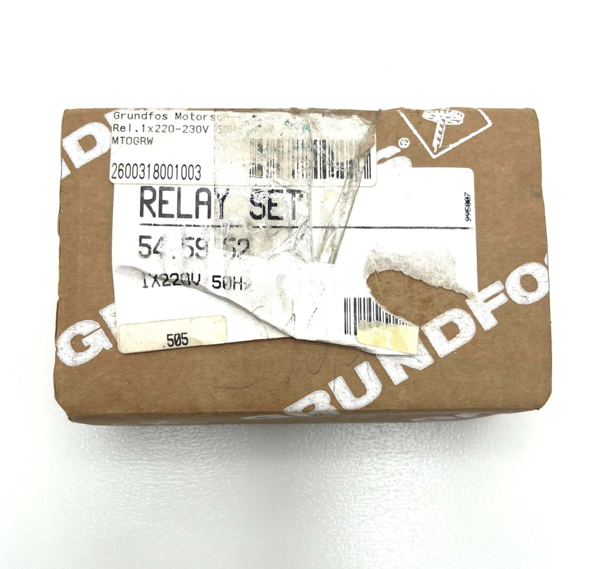 Grundfos Motorschutz-Relais Set 5459 52 – Series 200 UMC / UPC, 1x230 V, neuwertig S10/99